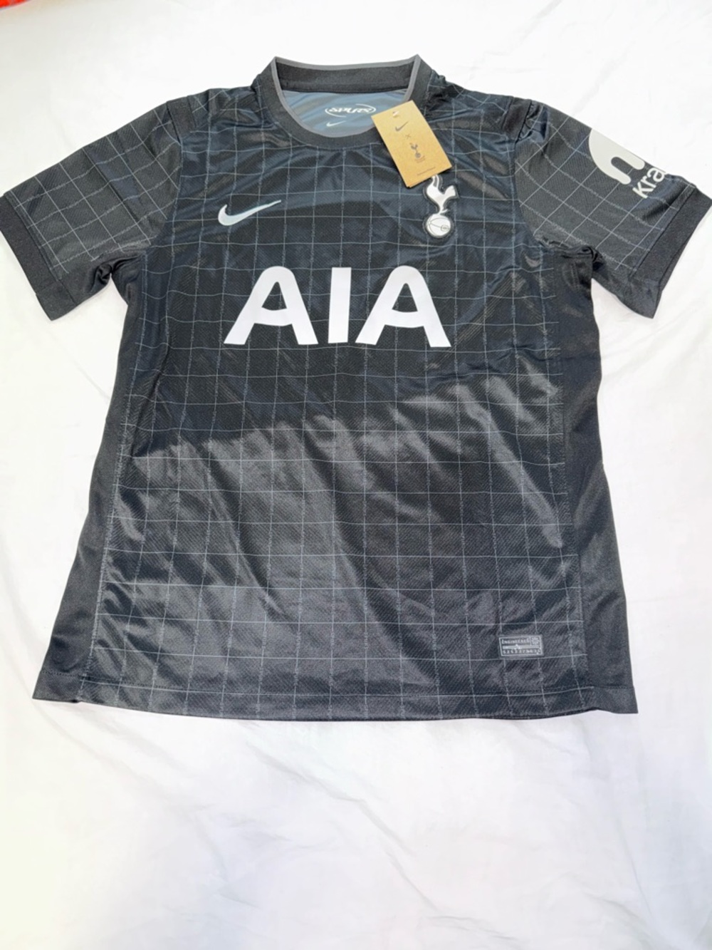 Tottenham Hotspur Black Home Jersey by Nike - AIA Sponsor
